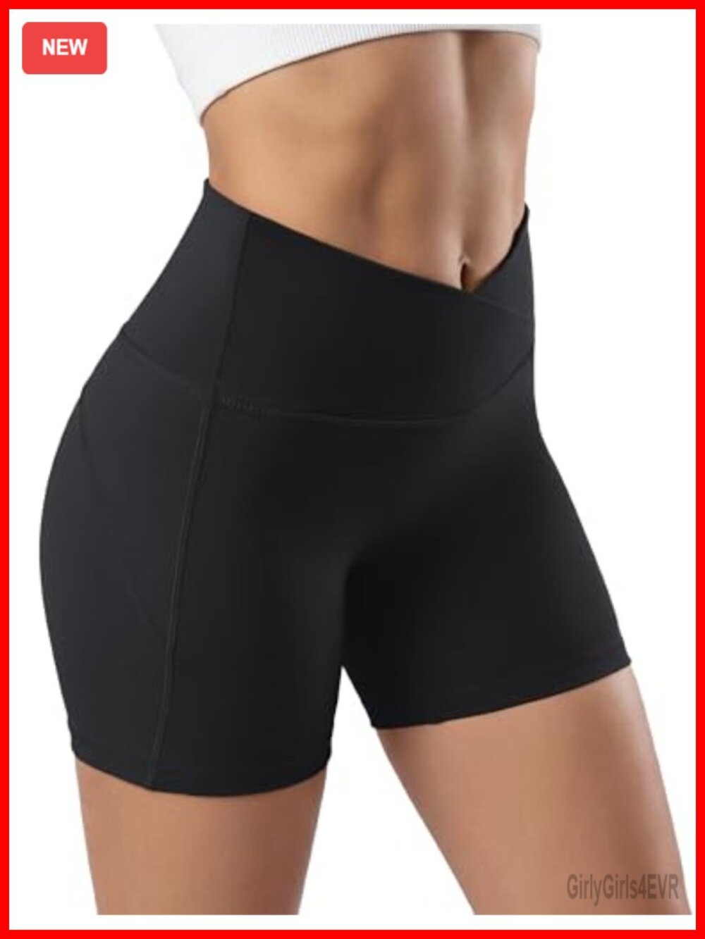 MAGCOMSEN Buttery Soft Biker Shorts 4" High Waist Tummy Control Yoga Workout